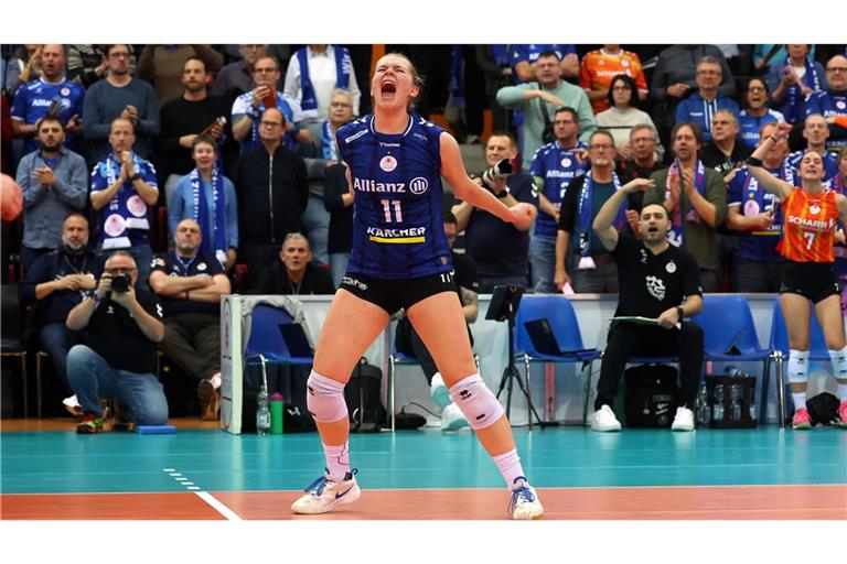 Soe sehen Siegerinnen aus: Pauline Martin.