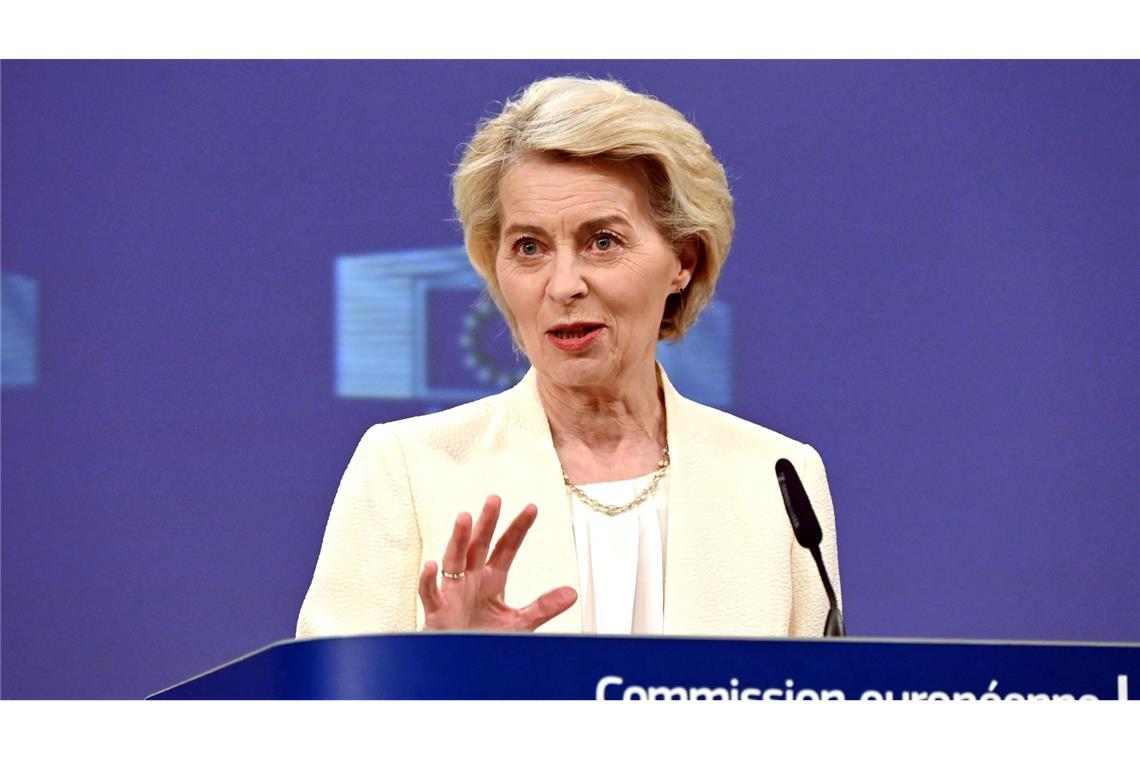 Von der Leyen schlägt EU-Budget von zwei Billionen Euro vor Sogenannte neue Eigenmittel sollen jährlich 58,5 Milliarden Euro einbringen.