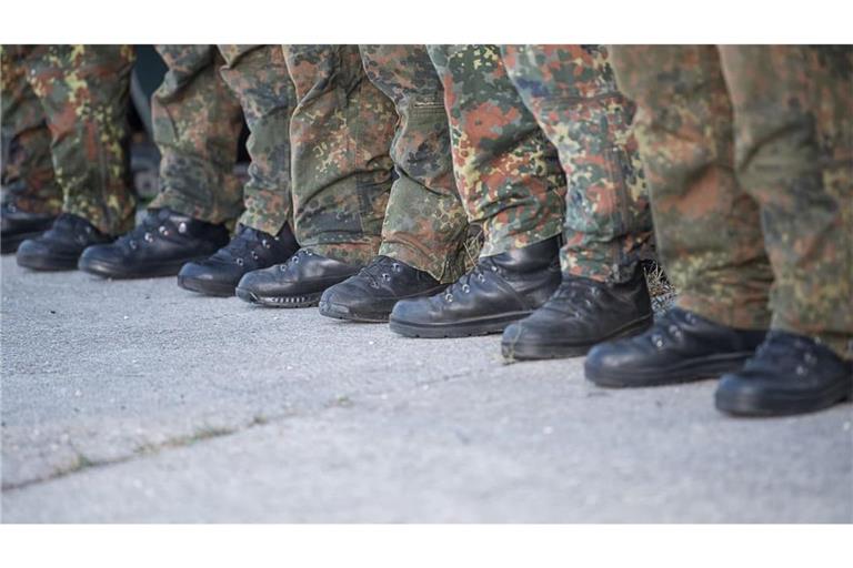 Soldaten der Bundeswehr in Stetten am kalten Markt, dem größten Standort in Süddeutschland. Die Ausbaupläne an anderen Standorten sind noch nicht in trockenen Tüchern.