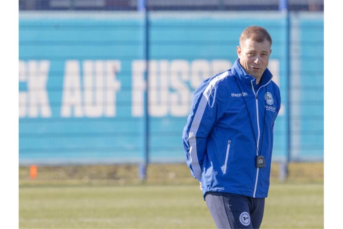 Soll Arminia Bielefeld vor dem Abstieg retten: Frank Kramer. Foto: Friso Gentsch/dpa