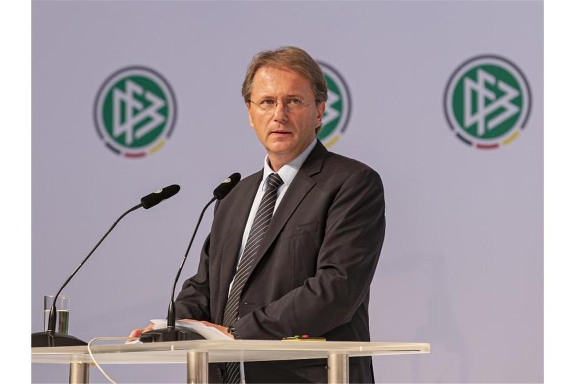 Soll den DFB in der Schweiz beim Sommermärchen-Prozess vertreten: Chefjustiziar Jörg Englisch. Foto: Thomas Boecker/DFB/dpa
