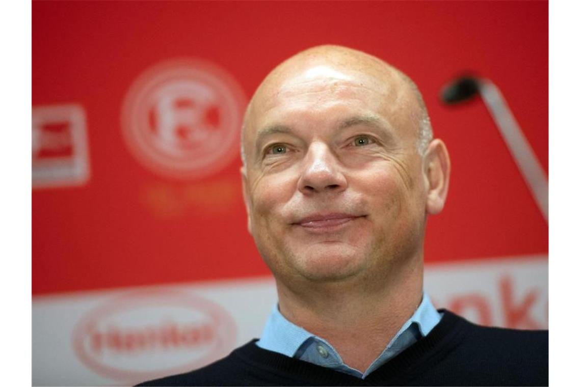 Soll die Fortuna vor dem Abstieg retten: Uwe Rösler. Foto: Bernd Thissen/dpa