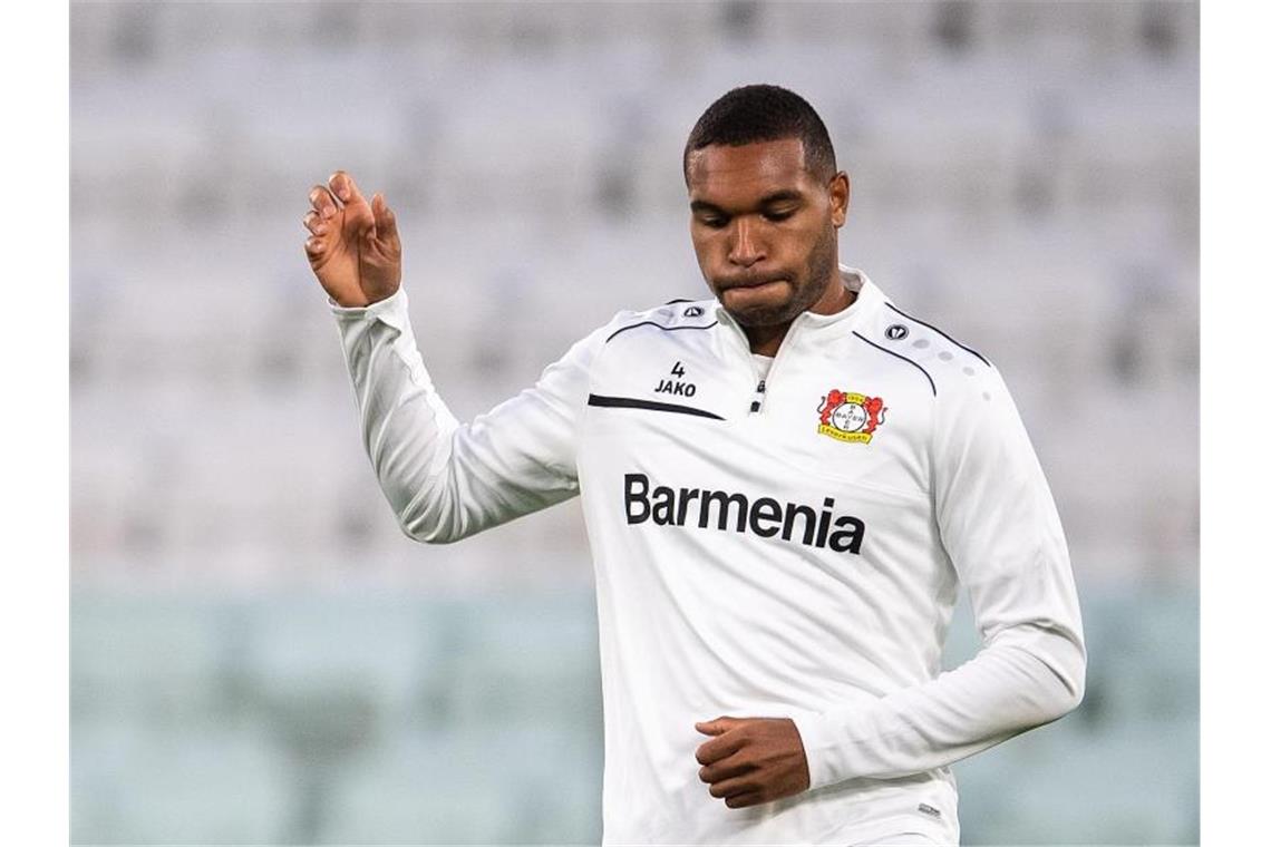 Soll für Bayer Leverkusen Cristiano Ronaldo stoppen: Jonathan Tah beim Abschlusstraining. Foto: Marius Becker/dpa