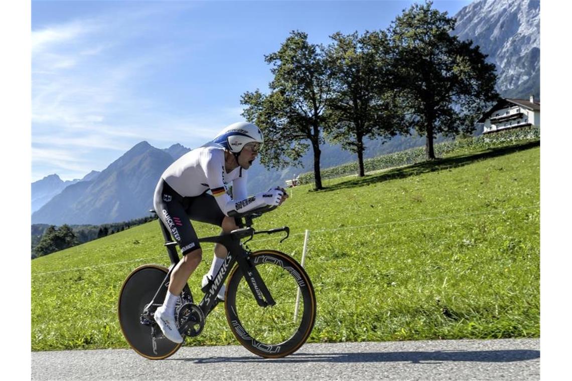 Rad-Funktionär Zemke: Team hat sich „von selbst aufgestellt“ Soll für das WM-Straßenrennen als Kapitän des deutschen Teams fungieren: Maximilian Schachmann. Foto: Herbert Neubauer/APA/dpa