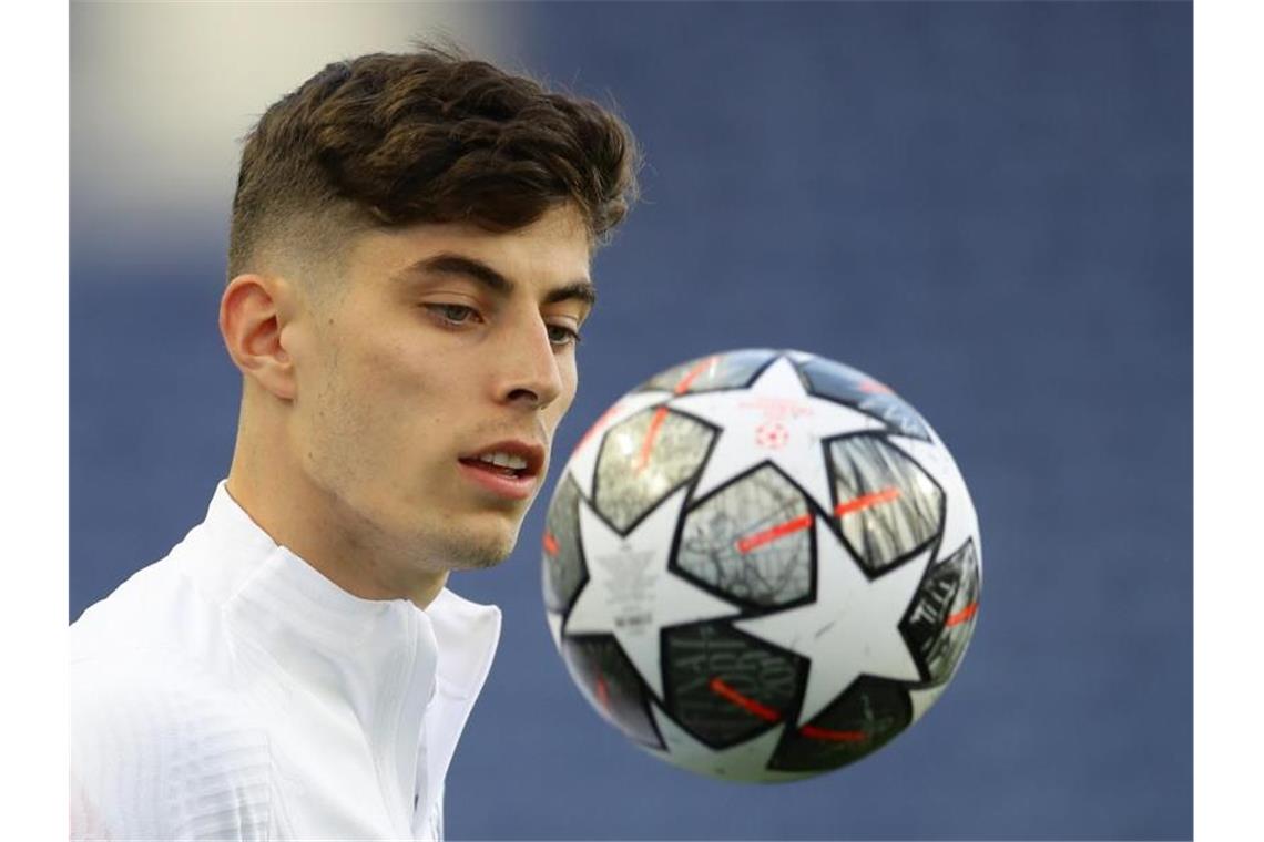 DFB-Team: Hummels pausiert - England-Quartett steigt ein Soll in einer Video-Pk des DFB-Teams seine EM-Pläne für sein erstes Turnier mit der Nationalmannschaft skizzieren: Kai Havertz. Foto: David Klein/Zuma Press/dpa