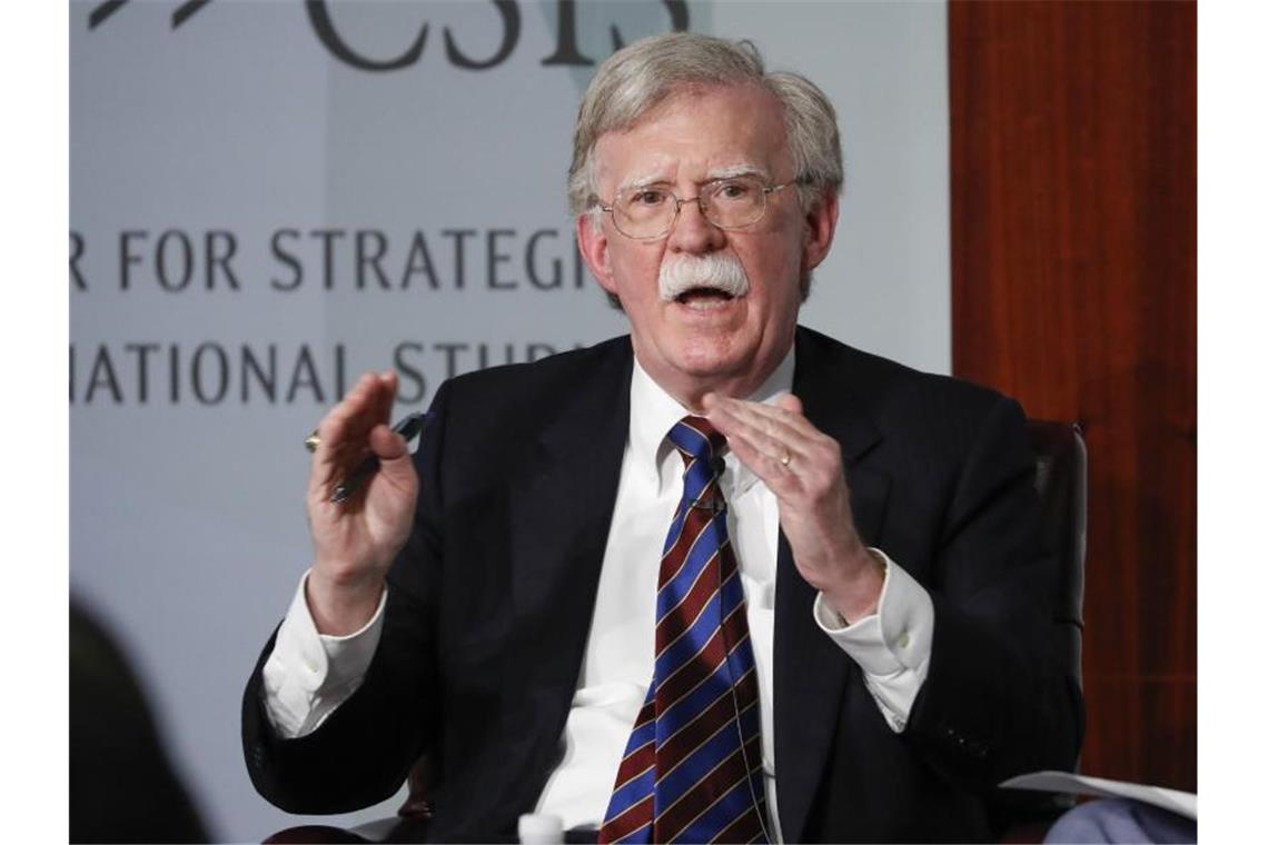 Soll leer ausgehen: Ex-Sicherheitsberater John Bolton. Foto: Pablo Martinez Monsivais/AP/dpa