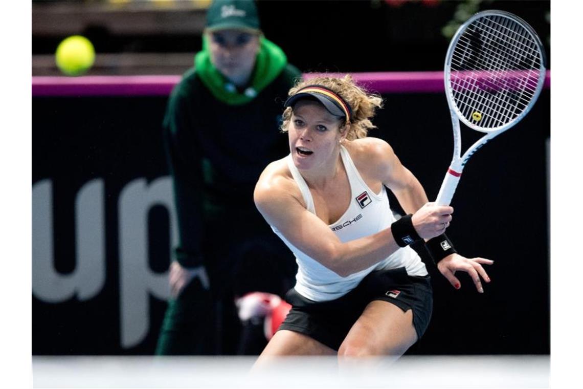 Ohne Kerber und Görges: Fed-Cup-Team will zur neuen Endrunde Soll mit ihrer Erfahrung helfen das Fed-Cup-Team voranzubringen: Laura Siegemund. Foto: Julian Stratenschulte/dpa
