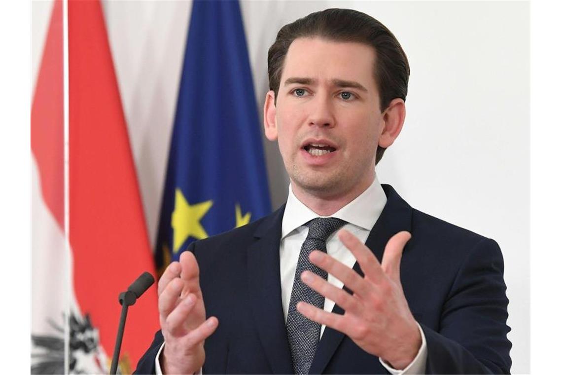 „Sollten nicht mehr nur von der EU abhängig sein bei der Produktion von Impfungen der zweiten Generation“: Bundeskanzler Sebastian Kurz. Foto: Helmut Fohringer/APA/dpa