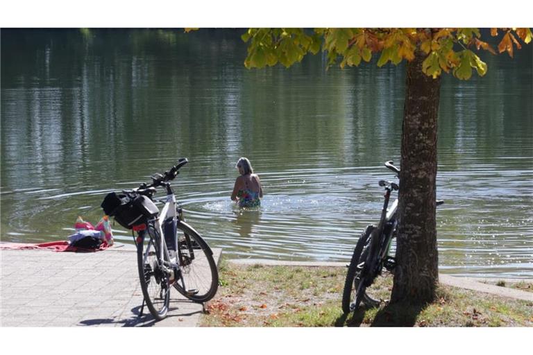 Sonne und die derzeitigen Temperaturen laden zum Baden ein.