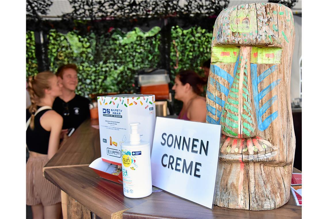 Sonnencreme gehört zur Pflichtausstattung.