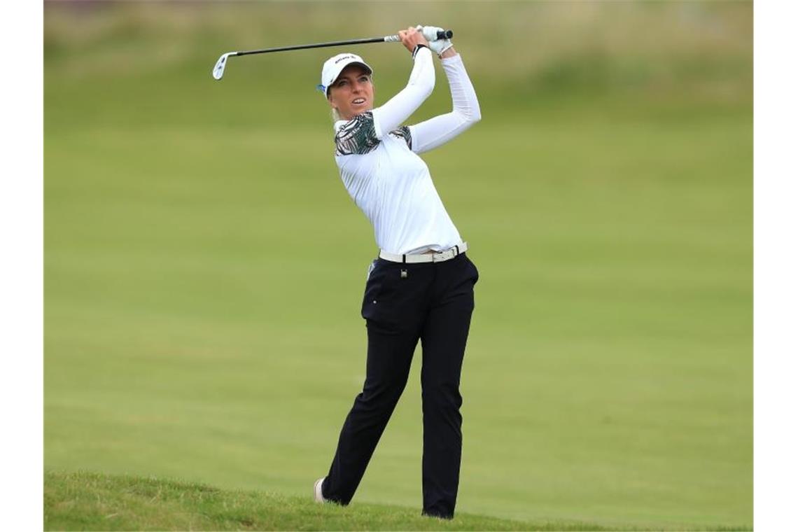 Popov gewinnt British Open - Erste deutsche Major-Siegerin Sophia Popov gewann die British Open. Foto: golfsupport.nl/R&A/dpa
