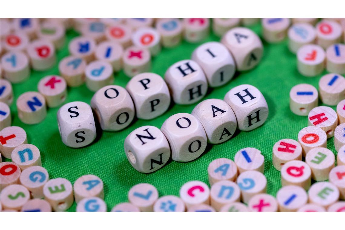 Sophia und Noah bleiben beliebteste Babynamen