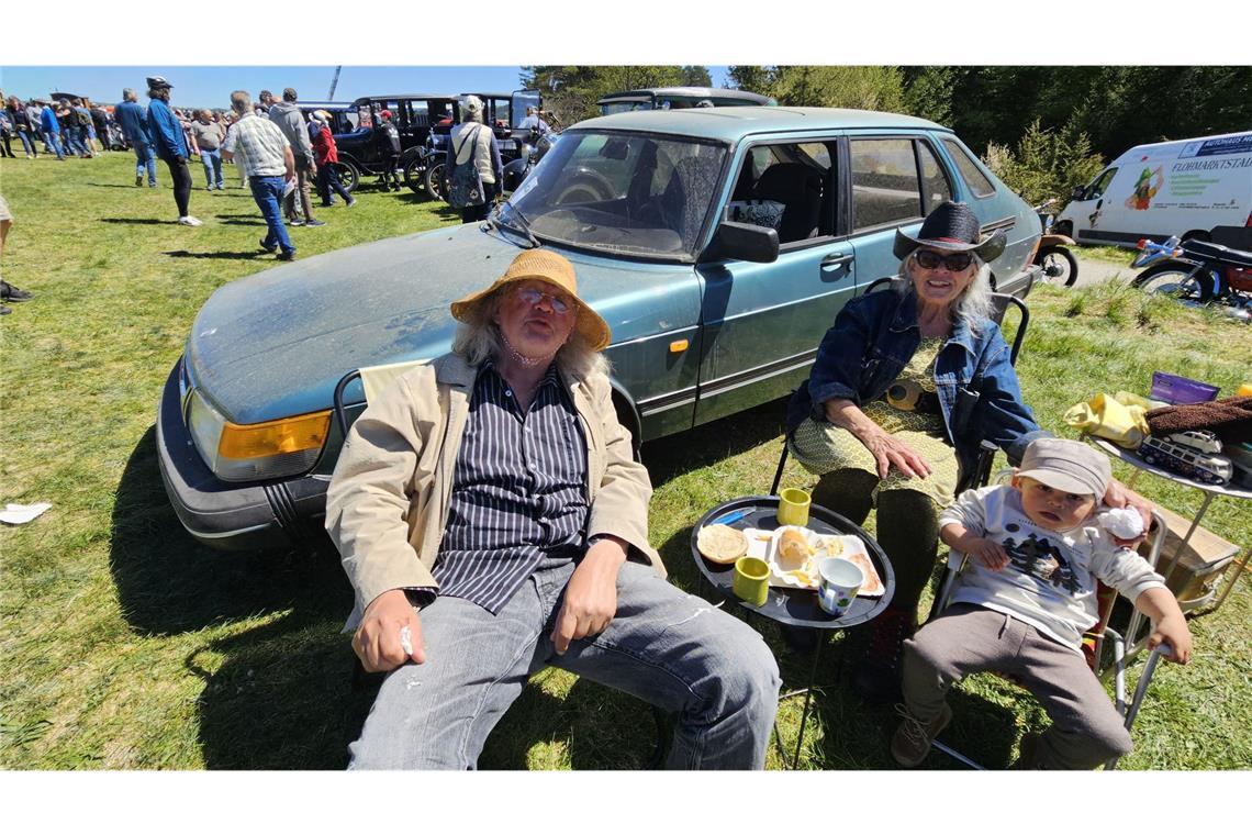 sorgten für gute Laune bei den Oldtimerfans.