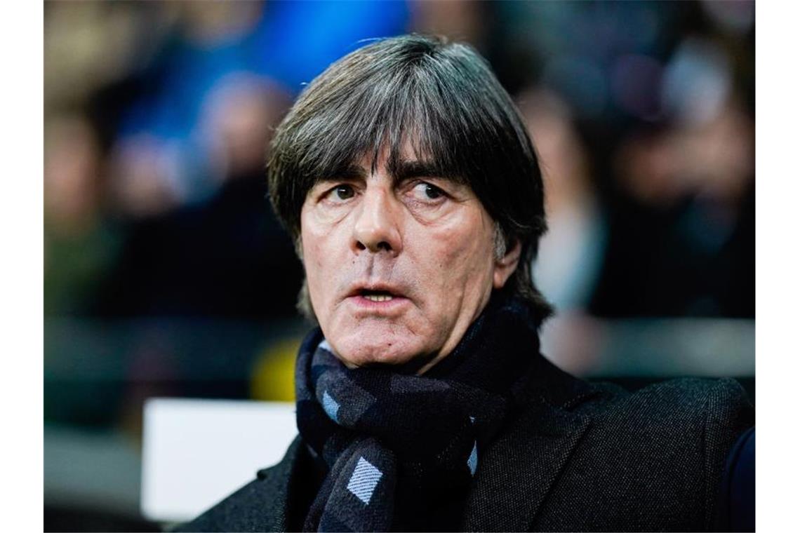 Chronologie des Sports im Jahr 2019 Sortierte Anfang März drei 2014-Weltmeister aus: Bundestrainer Joachim Löw. Foto: Uwe Anspach/dpa