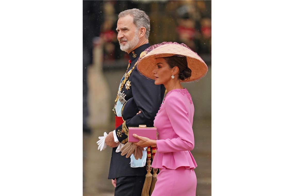 Spaniens König Felipe VI. und Königin Letizia
