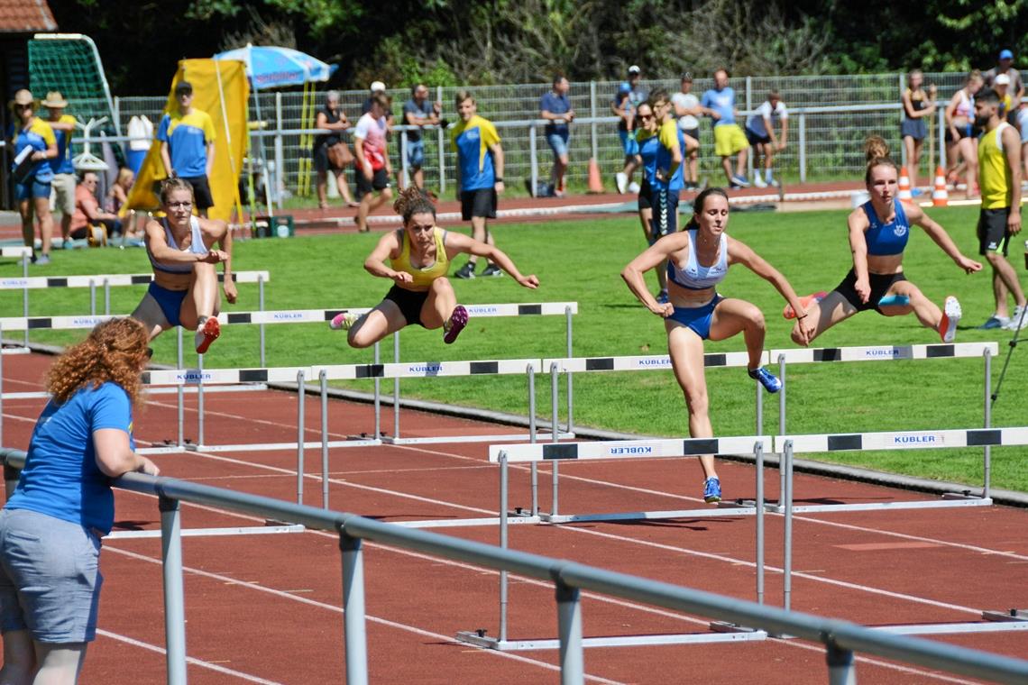 Leichtathleten mit starken Leistungen Spannende Wettkämpfe gab es beim Leichtathletik-Sportfest der LG Weissacher Tal zu sehen. Foto: privat