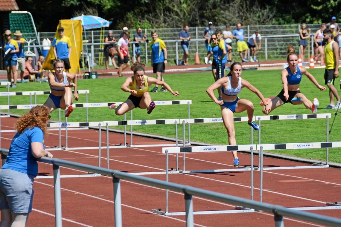 Leichtathleten mit starken Leistungen