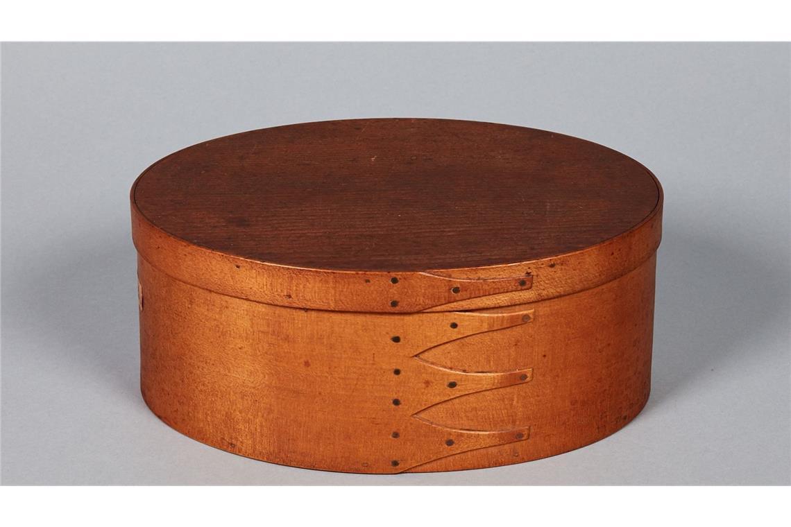 Möbel im Shaker Stil – cooles Design für die Ewigkeit Spanschachtel, Mount Lebanon, New York, 1860: Würde sich auch in jeder heutigen Wohnung im reduziert skandinavischen Stil gut machen.