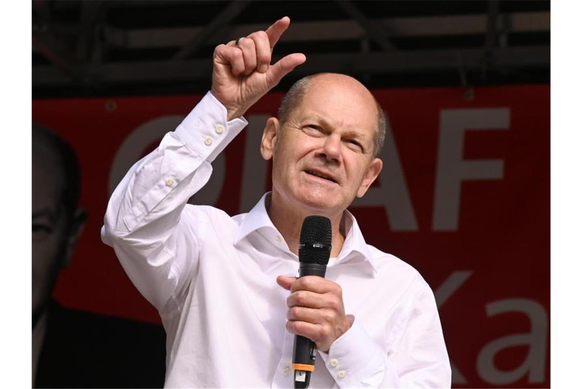 SPD ringt um Ämterbesetzung - Frauenrat macht Druck SPD-Kanzlerkandidat Olaf Scholz will das Kabinett paritätisch besetzen - und das Bundestagspräsidenten-Amt?. Foto: Bernd Weißbrod/dpa