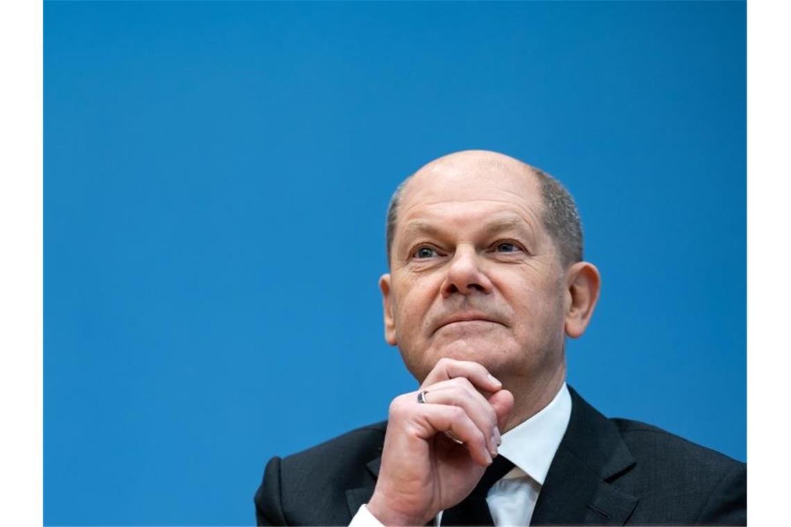 SPD-Politiker Olaf Scholz hat heute im Bundestag seinen großen Auftritt. Foto: Bernd Von Jutrczenka/dpa