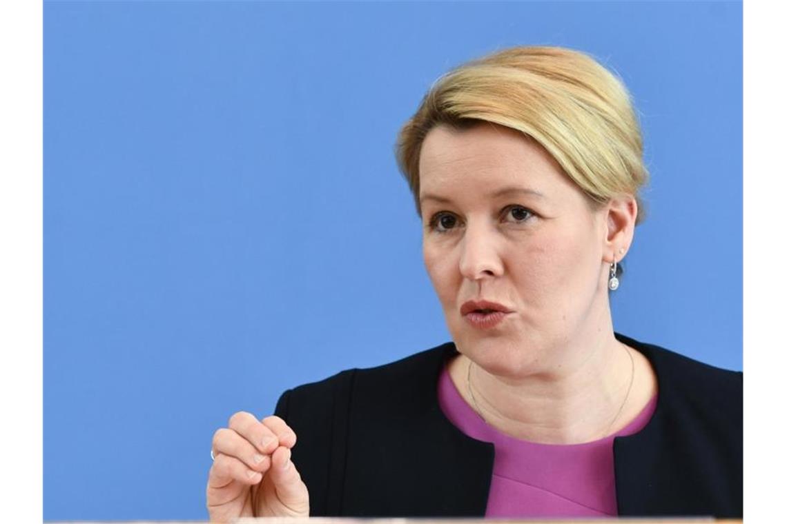 SPD-Politikerin und Bundesfamilienministerin Franziska Giffey. Foto: Annegret Hilse/Reuters Pool/dpa