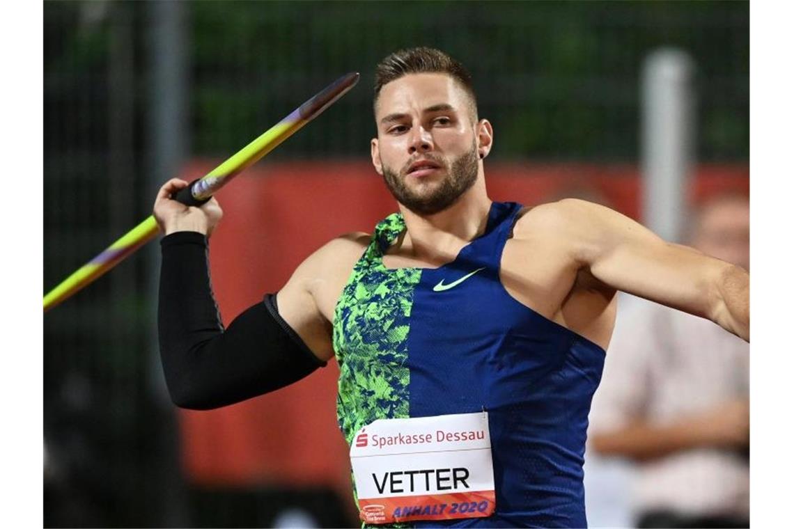 Vetter: Corona womöglich schlecht für Anti-Doping-Kampf Speerwerfer Johannes Vetter in Aktion. Foto: Hendrik Schmidt/dpa-Zentralbild/dpa/Archivbild