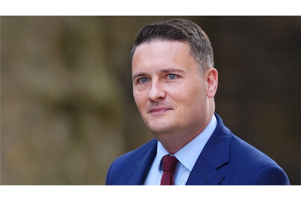 Spekulationen zufolge will Gesundheitsminister Wes Streeting den Premierminister herausfordern. (Archivfoto)