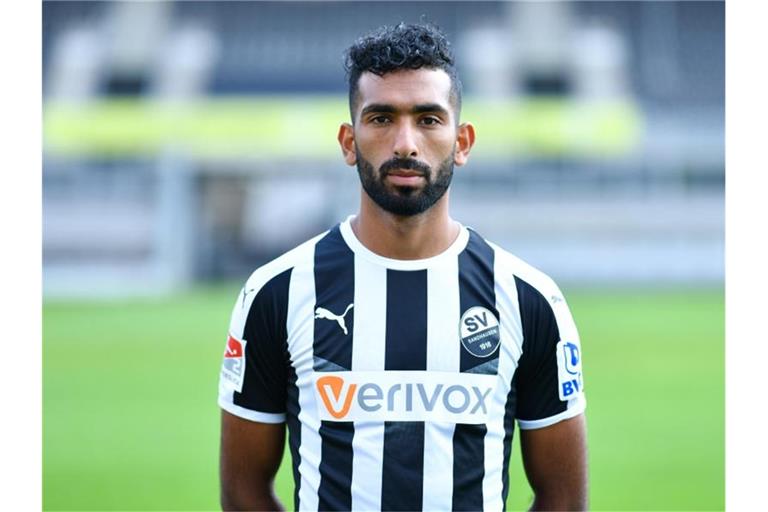 Spieler Mohamed Gouaida. Foto: Uwe Anspach/Archivbild