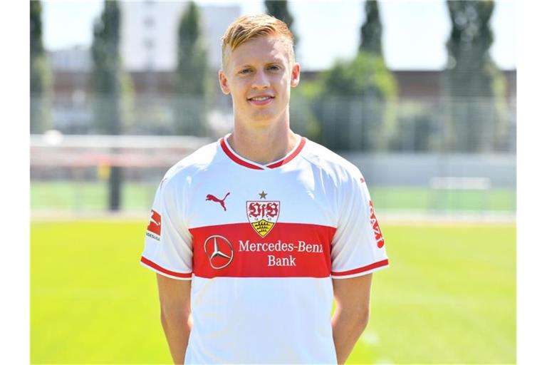 Spieler Timo Baumgartl. Abwehrspieler Timo Baumgartl verlässt den VfB Stuttgart. Foto: Jan-Philipp Strobel/Archivbild