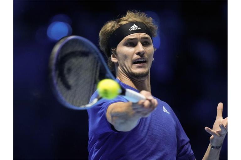 Spielt bei den ATP Finals um den Halbfinaleinzug: Alexander Zverev. Foto: Luca Bruno/AP/dpa