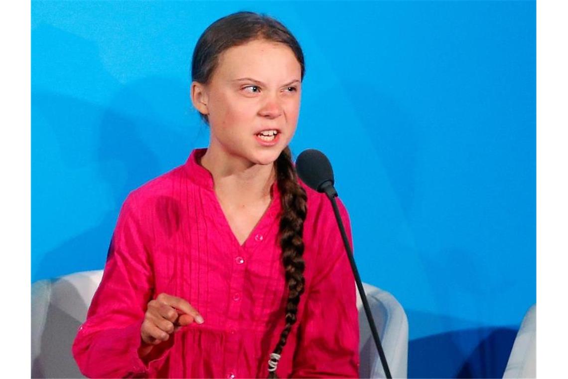 Wutrede Thunbergs beim Klima-Gipfel Spielt eine Hauptrolle beim UN-Klimagipfel: Klimaaktivistin Greta Thunberg. Foto: Jason Decrow/AP