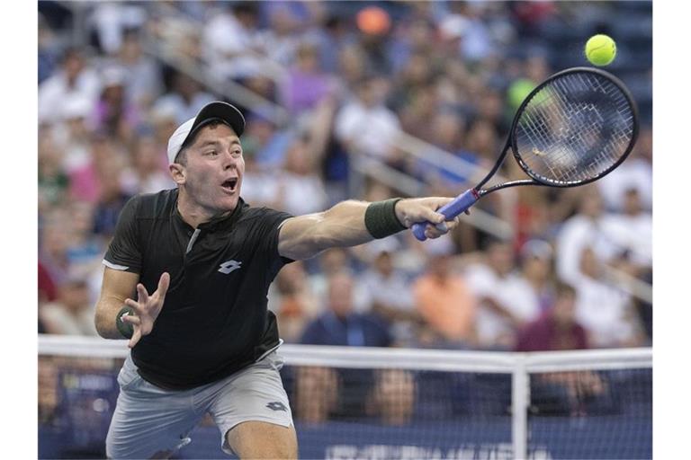 Spielte sich bei den US Open bis ins Achtelfinale: Dominik Koepfer. Foto: Javier Rojas/Pi/Prensa Internacional via ZUMA/dpa