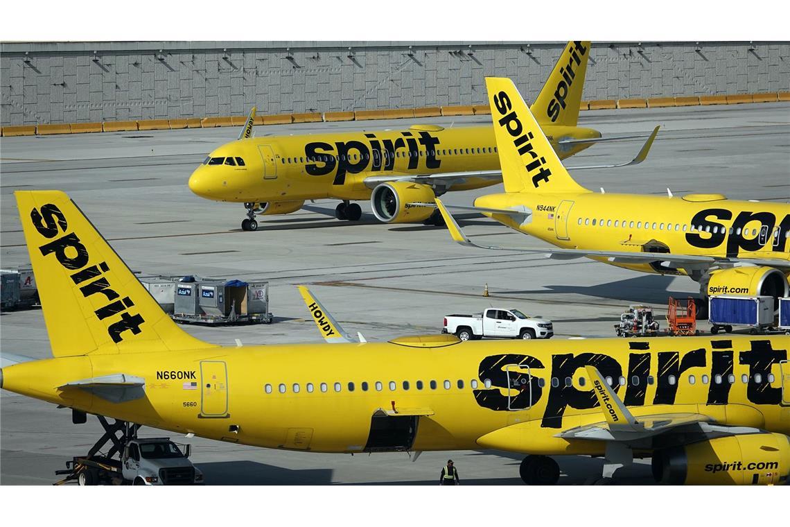 Spirit Airlines steckte schon seit vergangenem August in einem Insolvenzverfahren. (Archivbild)