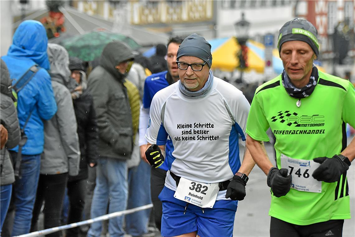 Sportkreispräsident und Bürgermeister von Althütte: Reinhold Sczuka (links).