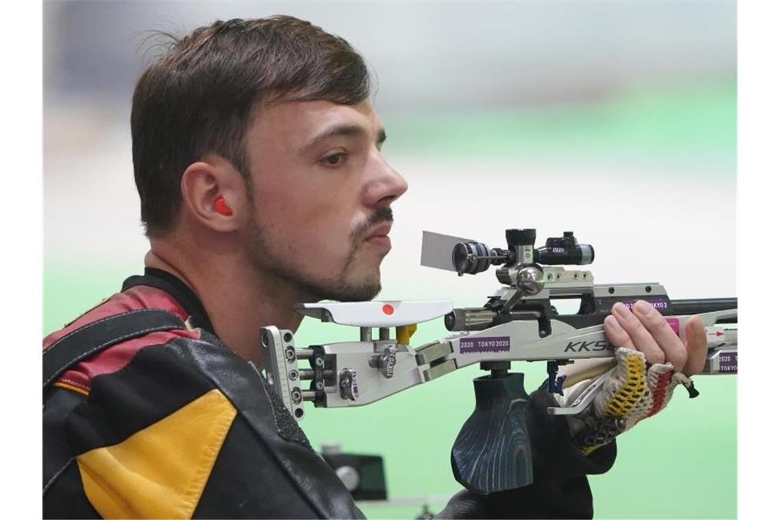 Sommerspiele in Tokio: Zielsichere Hiltrop, Raser Floors Sportschütze Tim Focken ist bei den Paralympics in der Qualifikation gescheitert. Foto: Marcus Brandt/dpa