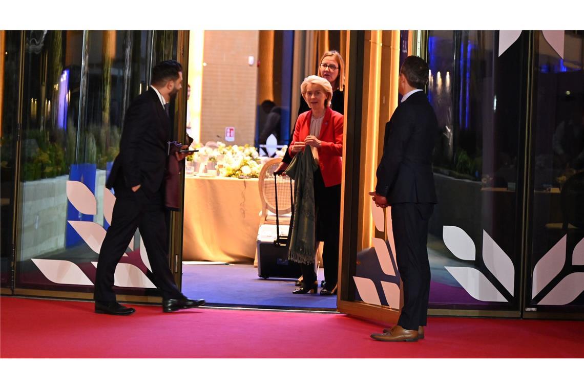 Sprach von einem guten Treffen: EU-Kommissionspräsidentin Ursula von der Leyen.