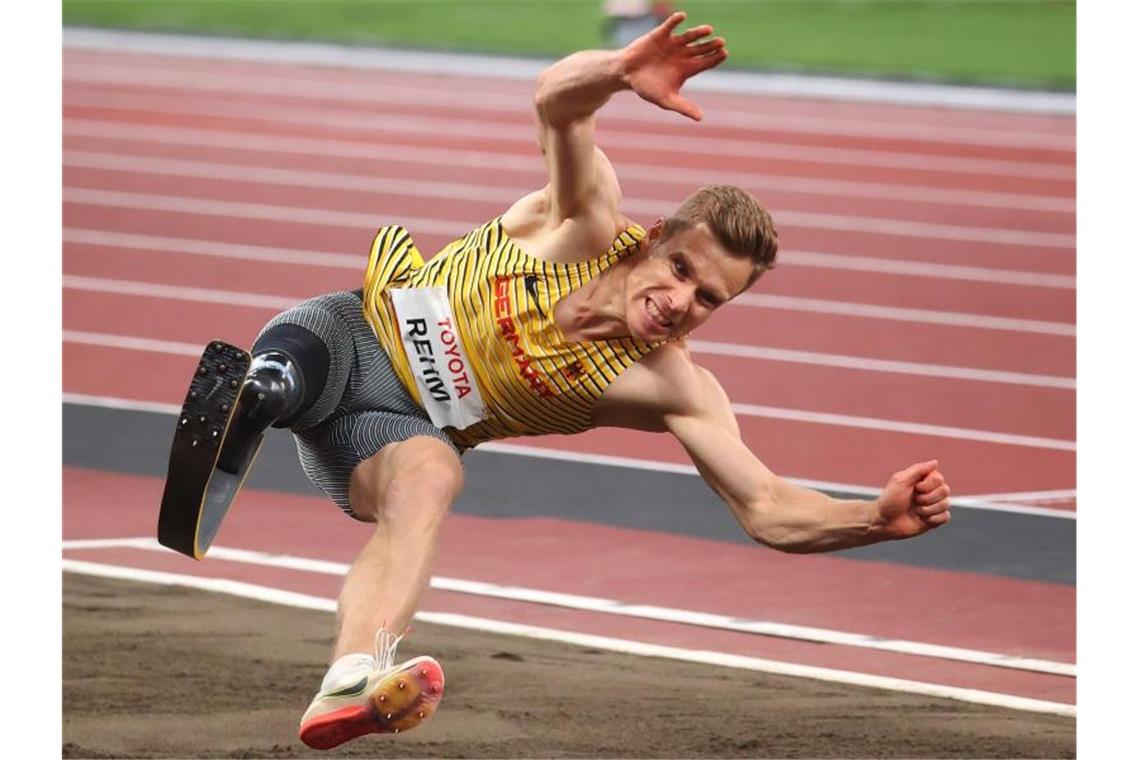 Sprang in Tokio zu Gold: Markus Rehm. Foto: Karl-Josef Hildenbrand/dpa