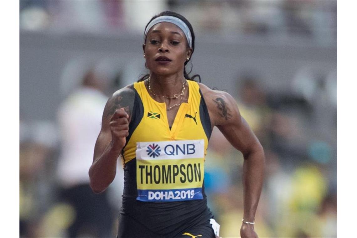 Das bringt der Tag bei der Leichtathletik-WM in Doha Sprinterin Elaine Thompson gilt als eine der Favoritinnen im 100-Meter-Finale. Foto: Oliver Weiken