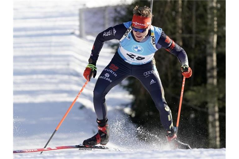 Sprintete in Oslo knapp am Podium vorbei: Benedikt Doll. Foto: Roman Koksarov/AP/dpa