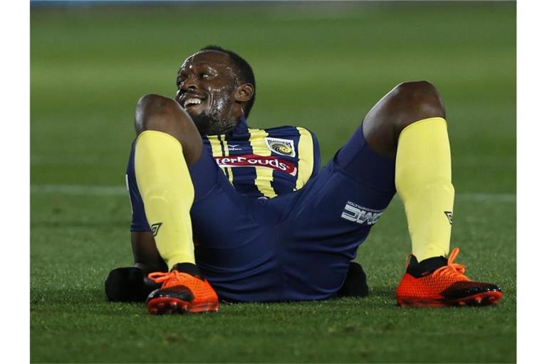 Sprintstar Usain Bolt wird doch kein Fußball-Profi. Foto: Steve Christo/AP
