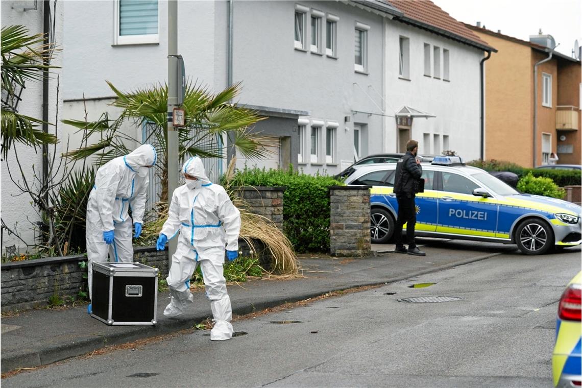 Spurensicherung am Tatort Seehofweg. Archivfoto: SDMG/Kohls