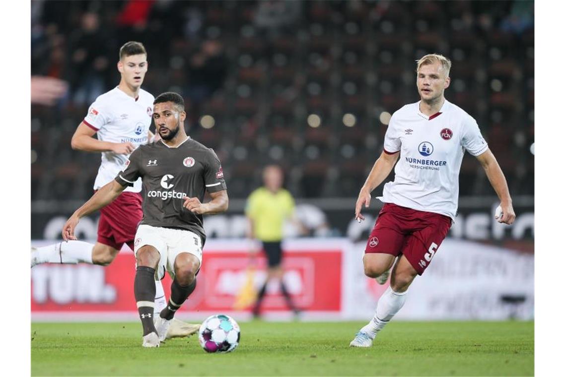 Nürnberg verspielt gegen St. Pauli zwei Mal die Führung