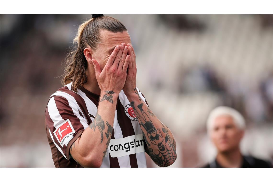 St. Paulis Jackson Irvine nach der Heim-Niederlage gegen Mainz 05.