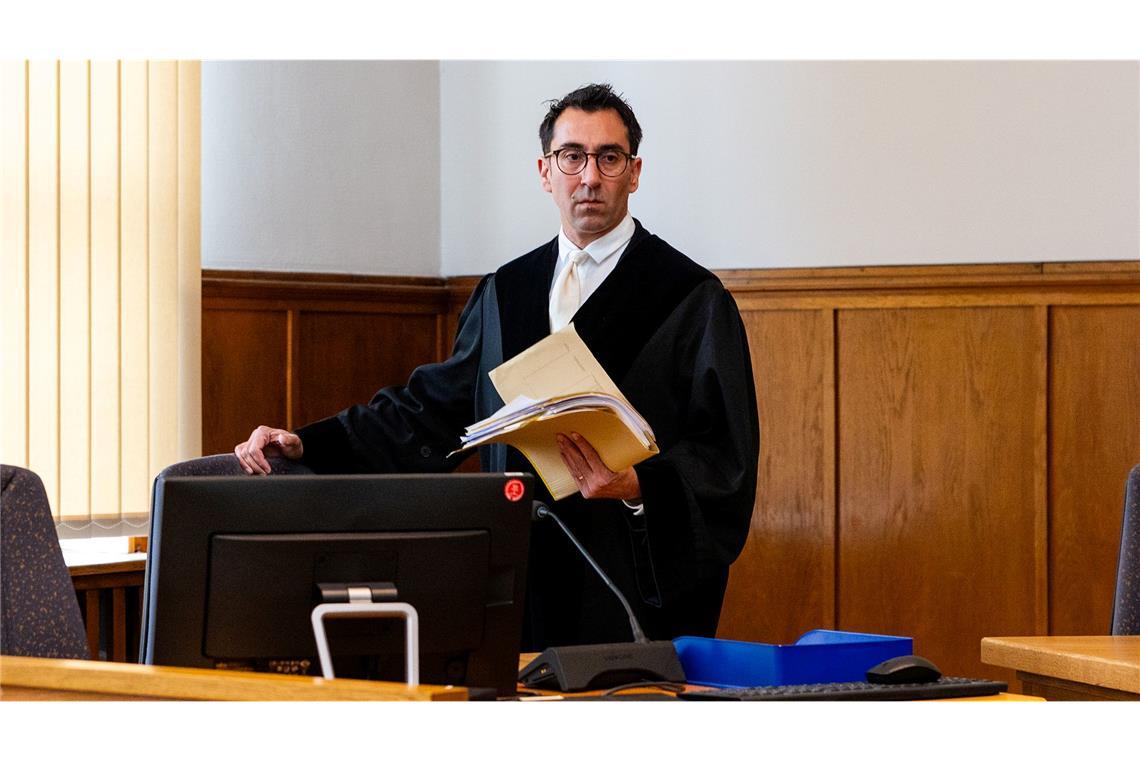 Staatsanwalt Christian Nassiry kurz vor der Urteilsverkündung.