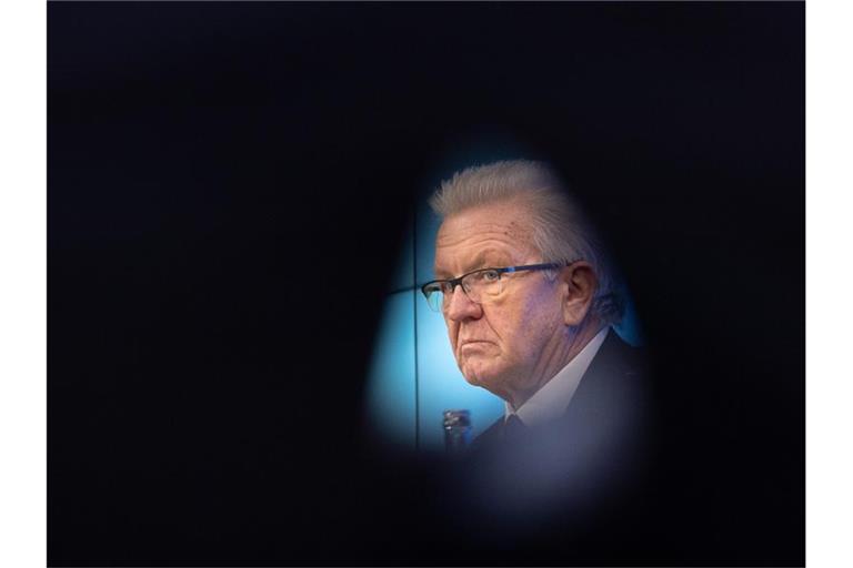 Staatskanzlei Baden-Württemberg, der Ministerpräsident von Baden-Württemberg. Foto: Sebastian Gollnow/dpa