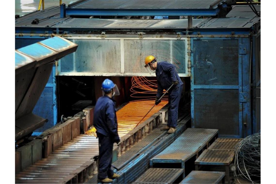 Stahlfabrik in der ostchinesischen Provinz Shandong: Nicht nur die USA werfen China immer wieder vor, sich mit Dumpingpreisen Vorteile zu verschaffen. Foto: Uncredited/CHINATOPIX/AP/dpa