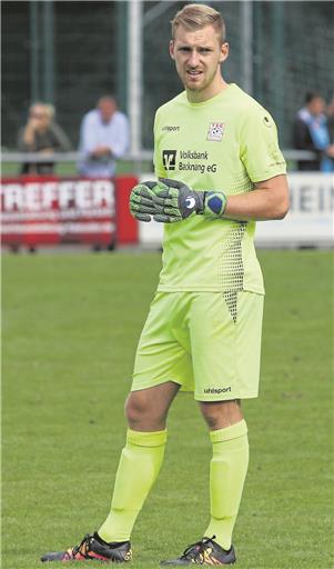 Stand mit Backnang dreimal in Folge mit leeren Händen da: Marcel Knauß.Foto: A. Hornauer