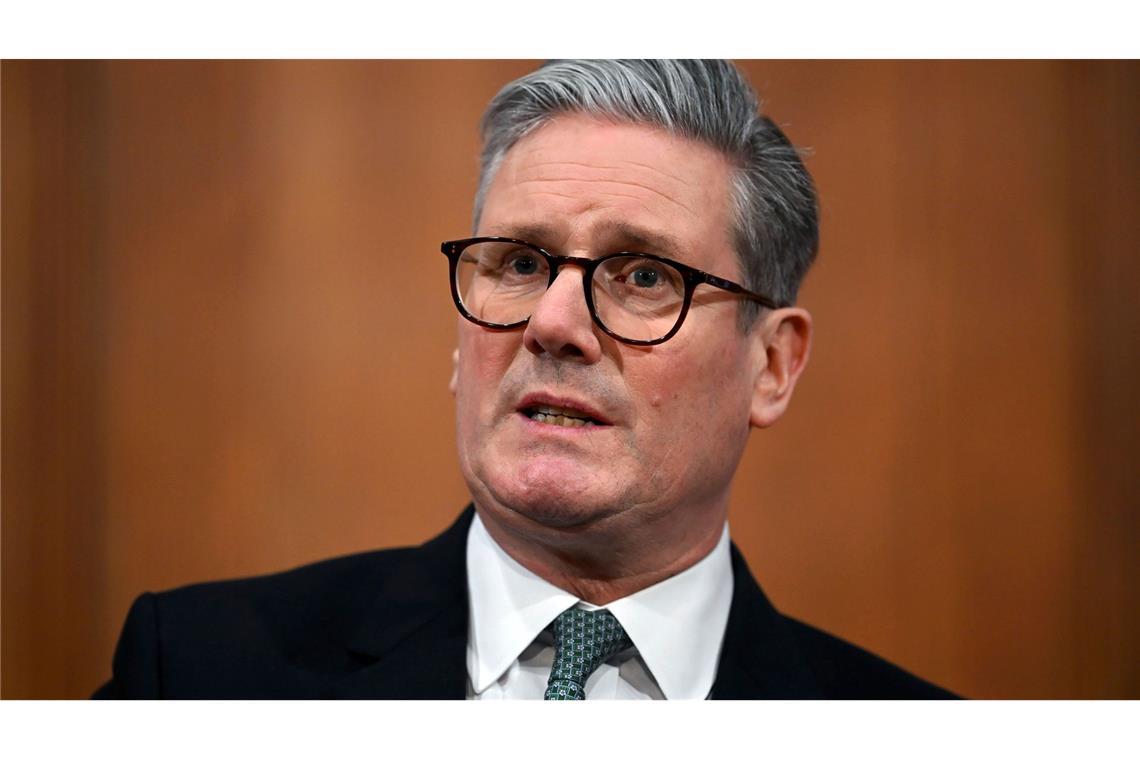 Starmer pocht auf Sicherheitsgarantien für die Ukraine. (Archivbild)