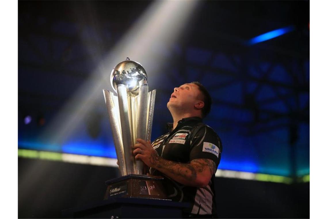 Chronologie des Sports im Jahr 2021 Startete als Darts-Weltmeister ins Jahr 2021: Gerwyn Price. Foto: Adam Davy/PA Wire/dpa