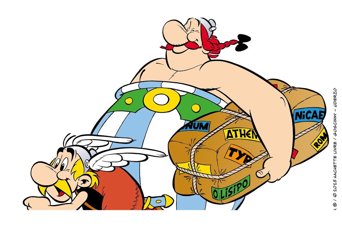 So hat man Obelix noch nie gesehen: "Asterix in Lusitanien" Statt Ferienstimmung gibt es wieder viel Ärger mit den Römern.